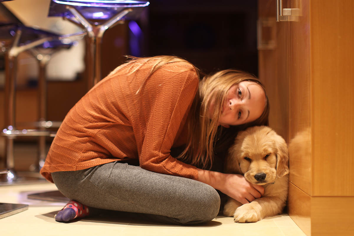 Squeezing Calving in the kitchen