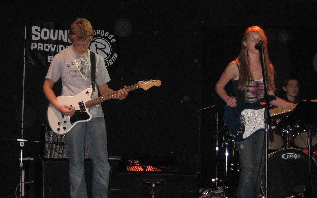 Ryan in a band